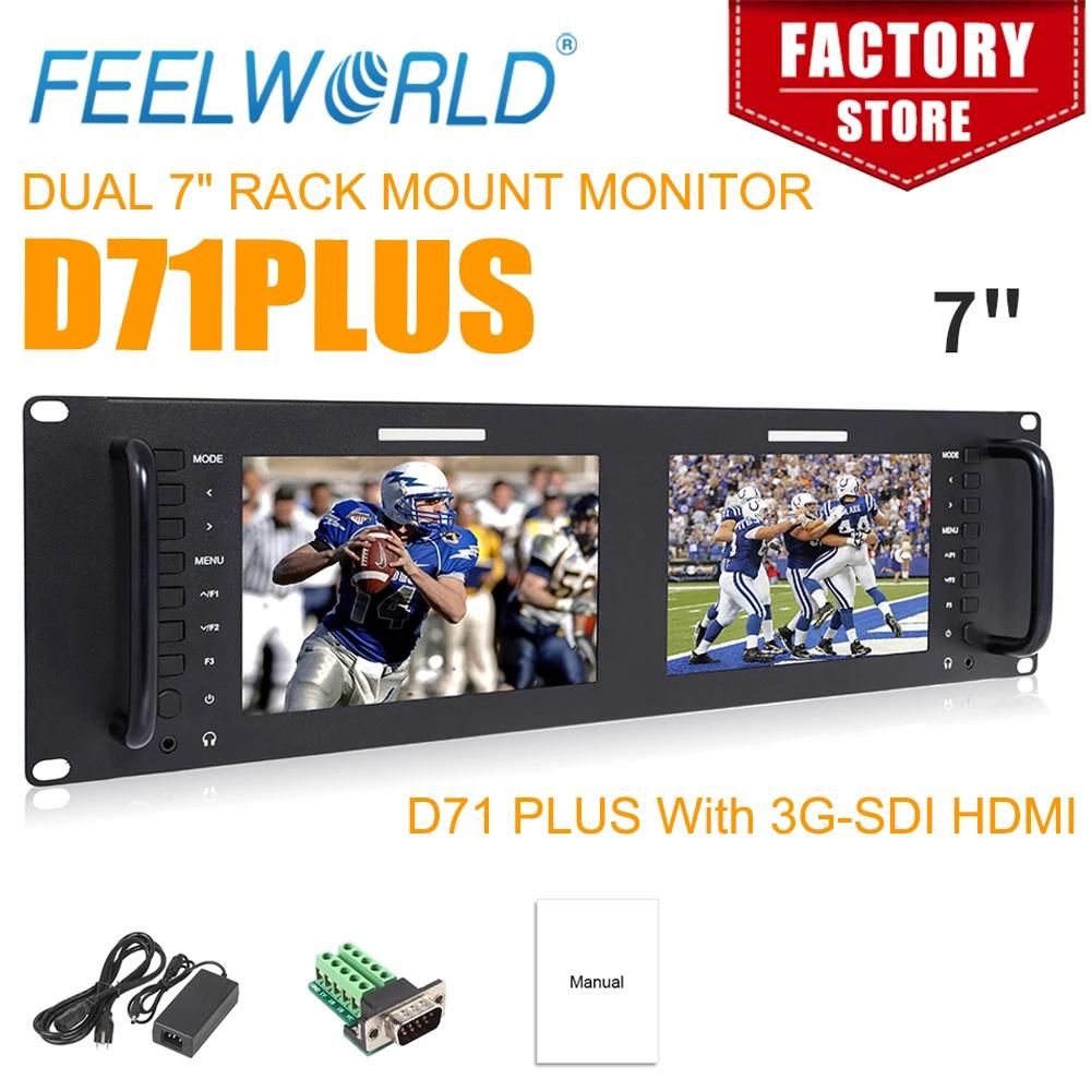 FEELWORLD D71 PLUS  7 ġ 3RU SDI HDMI  Ʈ , IPS Ǯ HD 1920x1200,  LUT 